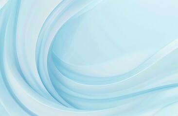 abstract background with a light blue color and soft waves and curves