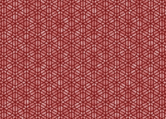 和柄胡麻　和紙素材_赤