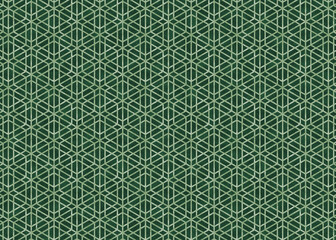 和柄胡麻　和紙素材_緑