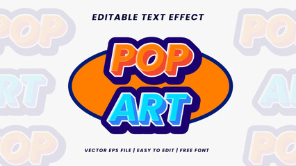 Text Effect pop art