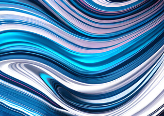 Colorful flowing spiral liquid waves background wallpaper,mixed gradient color abstract high definition and high definition,Generative AI	