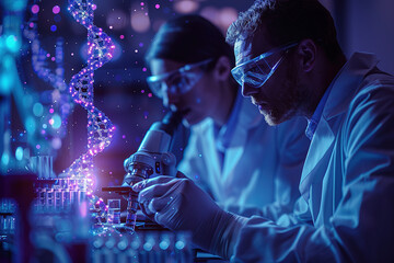 Scientists who conduct genetic research to understand the role of genetics in cancer.