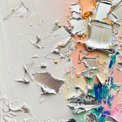 decorative background made of paint on the wall.