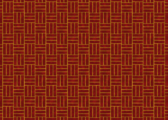 和柄三崩し　和紙素材_赤