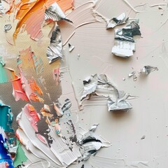 decorative background made of paint on the wall.