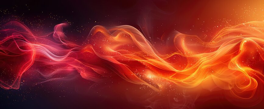 Luscious Red Abstract Background, Wallpapers Banner HD, Design