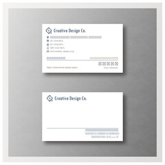 モダンな名刺デザインテンプレート：日本サイズ(91×55)