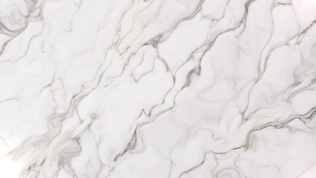 White liquid marble design. Stone texture. Animated elegant background. Fluid art. 25fps