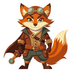 Steampunk Fox Warrior