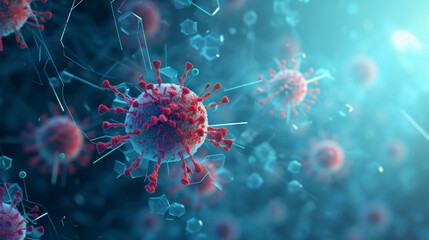 Nanotechnology in cancer diagnosis solid background