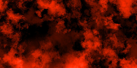 Fire & brimstone Abstract red grunge reflection of neon cumulus clouds smoke exploding art background. Crimson red blaze fire flame grungy smoke texture. Textured Smoke. abstract background.