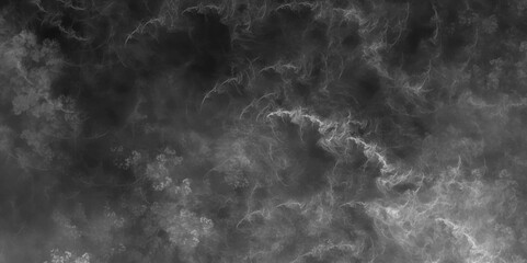 Monochrome marble stone tails and high resolution white natural effect pattern on black. Abstract black and gray texture modern design with grunge and marbled cloudy design.