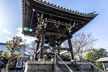 The bell installed at a temple in Musashi-Kosugi_03