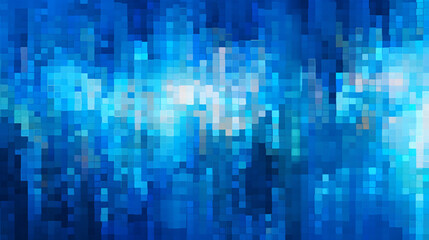 Pixelt revival retro modern vibrant blue pixel patt
