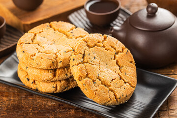 Chinese Tea: Walnut Crispy Cake