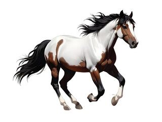 Obraz premium horse isolated on white background