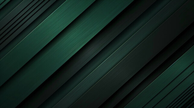 Black and Dark green with templates metal texture soft lines tech gradient abstract diagonal background