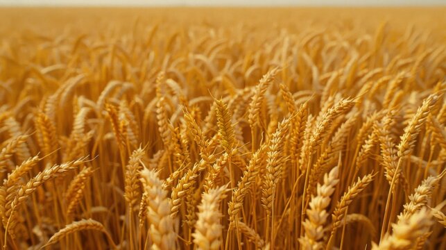  a close up of a field of wheat ready to be harvested in the fall or early fall of the season.