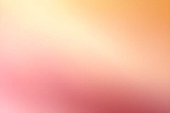 Smooth pink and gold gradient blurred abstract background image for illustration.