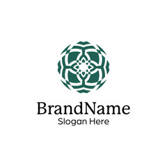 elegant and modern ornamental decorative pattern mandala logo