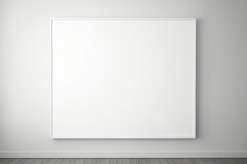 Clean canvas with white frame.