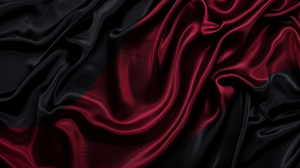 Black and Burgundy silk background  - obrazy, fototapety, plakaty