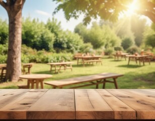 Obraz premium bench in the park