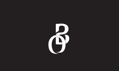 OB, BO, O, B Abstract Letters Logo Monogram