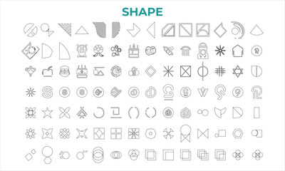 Modern Geometric Graphics shape