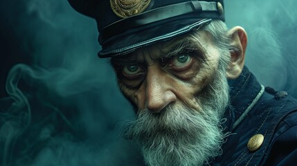 Old Train Conductor