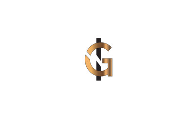 IG, GI, I, G Abstract Letters Logo Monogram