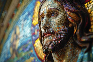 Fototapeta premium Biblical representation of Jesus Christ