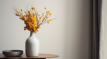 vase with flowers, generative ai