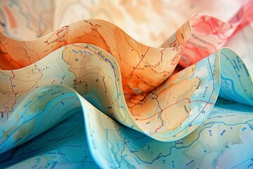 abstract background for Read a Road Map Week