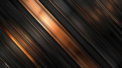 Obraz premium Black and Bronze with templates metal texture soft lines tech gradient abstract diagonal background
