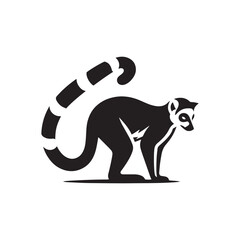 Jungle Jesters: Vector Lemur Silhouette Collection for Playful Wildlife Designs, Tropical Illustrations, and Rainforest-themed Artwork.