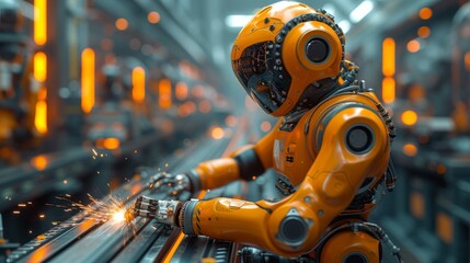 Automated Robotic Arm Performing Precision Welding