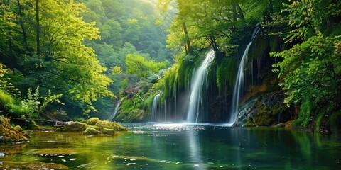 waterfall nature