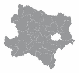 Lower Austria administrative map