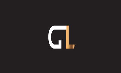 GL, LG , L, G Abstract Letters Logo Monogram