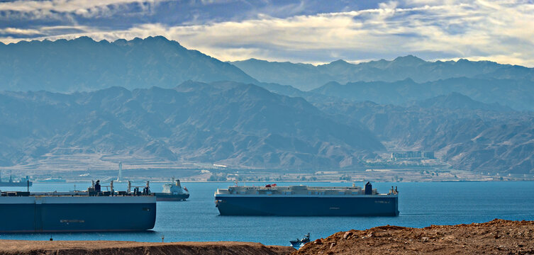 International cargo ships and vessels changed their usual sea route due to safety concerns and unstable politic situation in the Middle East, Red Sea, straits, Persian bay