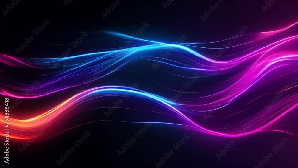 Poster electric vibes - a dynamic background for your animated masterpiece!