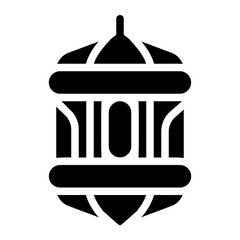 lantern glyph icon