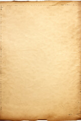 Obraz premium old sheet of paper on white background сreated with Generative Ai