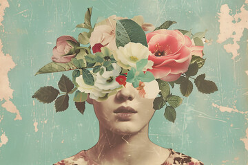 woman's mental health in bloom