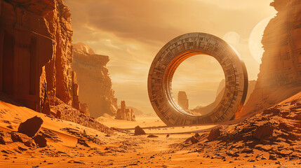 Martian portals and ruins - 754347240