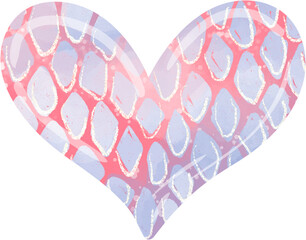 heart, illustration on white background