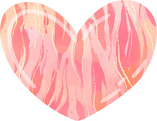 heart, illustration on white background