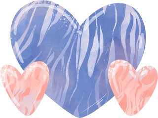 heart, illustration on white background
