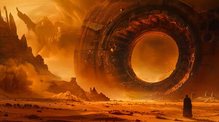 Martian portals and ruins - 754347443